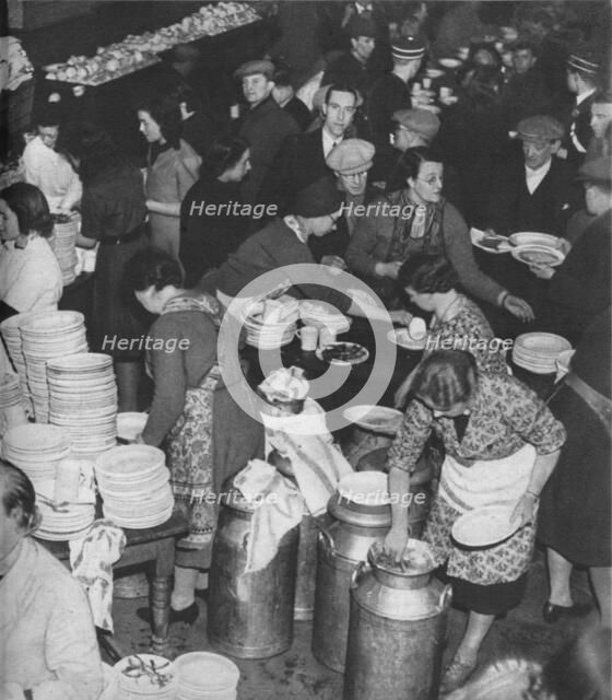 'The People Rally To The People's Need: Clydeside Feeds Its Homeless', 1941 (1942). Artist: Unknown.