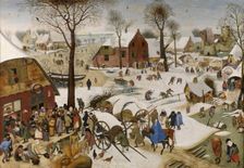 The People's Census at Bethlehem, c1580-1630. Creator: Pieter Brueghel the Younger