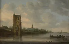The Pelkus Gate near Utrecht, 1646. Creator: Jan van Goyen