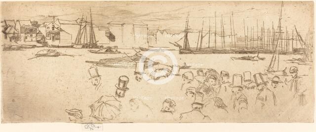The Penny Boat, 1859. Creator: James Abbott McNeill Whistler.