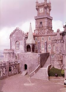 The Pena Palace, Sintra, Portugal, c1955. Creator: Arthur Charles Kirby Ware