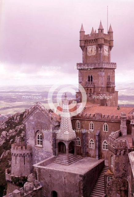 The Pena Palace, Sintra, Portugal, c1955.  Creator: Arthur Charles Kirby Ware.