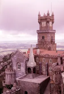 The Pena Palace, Sintra, Portugal, c1955. Creator: Arthur Charles Kirby Ware
