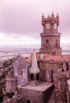 The Pena Palace, Sintra, Portugal, c1955. Creator: Arthur Charles Kirby Ware