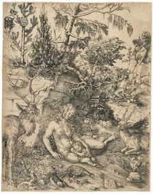 The Penance of Saint John Chrysostom, 1509. Creator: Cranach; Lucas; the Elder (1472-1553)