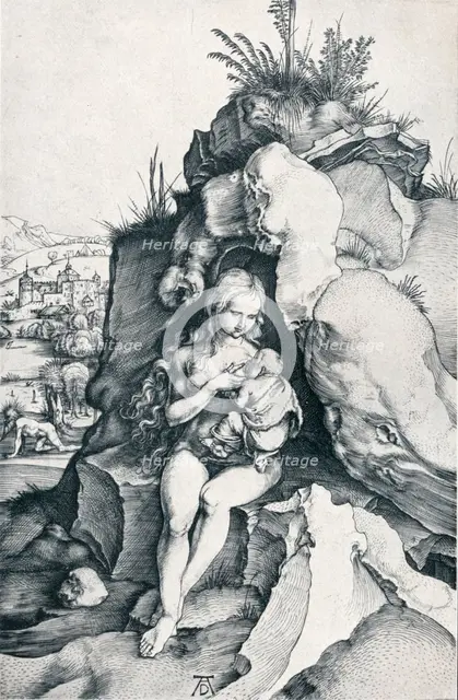 'The Penance of St John Chrysostom', 1495 (1906). Artist: Albrecht Durer.