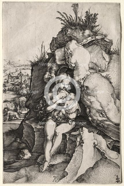 The Penance of St. John Chrysostom, c. 1497. Creator: Albrecht Dürer (German, 1471-1528).