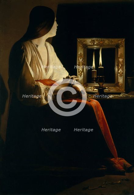 The Penitent Magdalen, ca. 1640. Creator: Georges de la Tour.