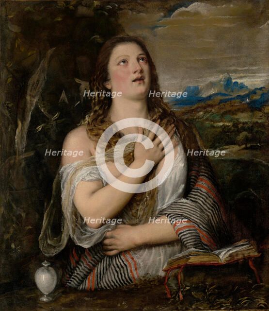 The Penitent Magdalene, 1555-1565. Creator: Titian.