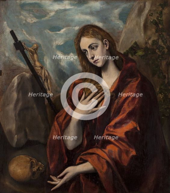 The Penitent Mary Magdalene, ca 1585-1590 . Creator: El Greco, Dominico (1541-1614).