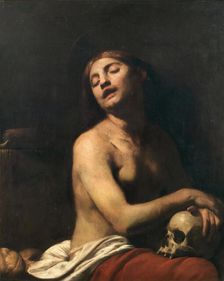 The Penitent Mary Magdalene. Creator: Canlassi (Called Cagnacci), Guido (Guidobaldo) (1601-1663)