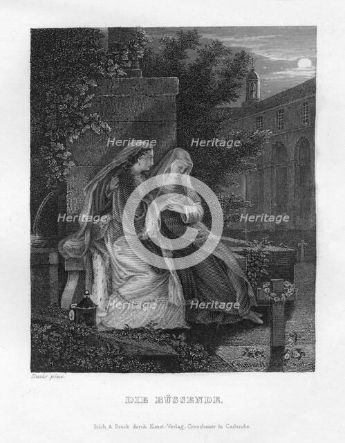 'The penitent', c1833. Artist: Unknown