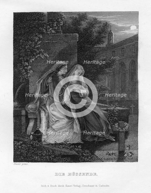 'The penitent', c1833. Creator: Unknown.