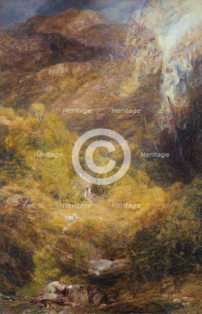 'The Penitent's Vision: The Shepherd's Dream', 1848-1912. Creator: Henry Clarence Whaite.