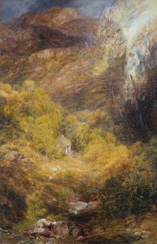 The Penitent's Vision: The Shepherd's Dream 1848-1912. Creator: Henry Clarence Whaite