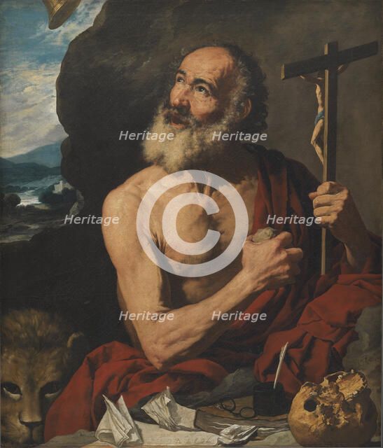 The Penitent St. Jerome, 1614-1656. Creator: Francisco Collantes.