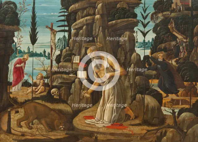 The Penitent St Jerome. Creator: Jacopo del Sellaio.