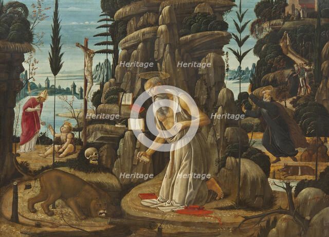 The Penitent St Jerome. Creator: Jacopo del Sellaio.