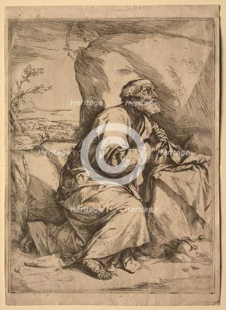 The Penitent St. Peter. Creator: Jusepe de Ribera (Spanish, 1591-1652).