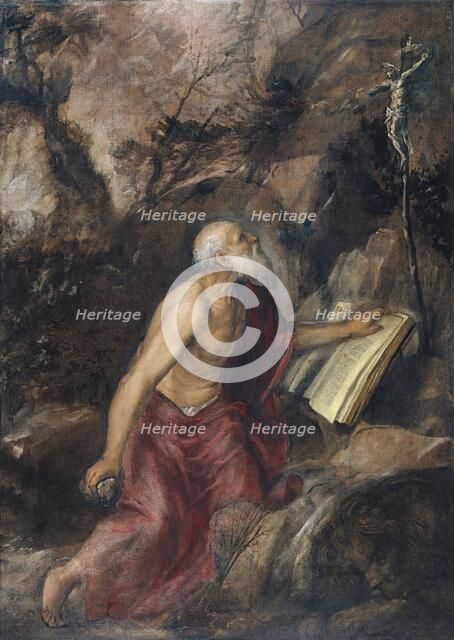 The Penitent Saint Jerome, 1575. Creator: Titian.