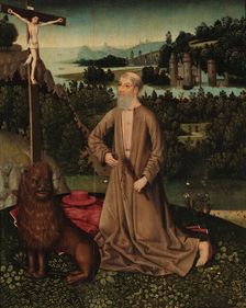 The penitent Saint Jerome, c1450. Creator: Master of the Legend of Saint Lucy (active 1435-1510)