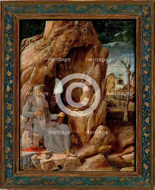 The Penitent Saint Jerome in the desert, 1448-1451. Creator: Mantegna, Andrea (1431-1506).