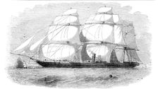The Peninsular and Oriental Navigation Company's New Steam-ship "Pera", 1856. Creator: Edwin Weedon