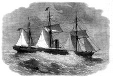 The Peninsular and Oriental Steam Company's new ship Poonah, 1862. Creator: Unknown