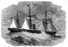 The Peninsular and Oriental Steam Company's new ship Poonah, 1862. Creator: Unknown