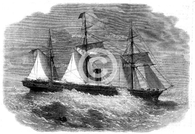 The Peninsular and Oriental Steam Company's new ship Poonah, 1862. Creator: Unknown.