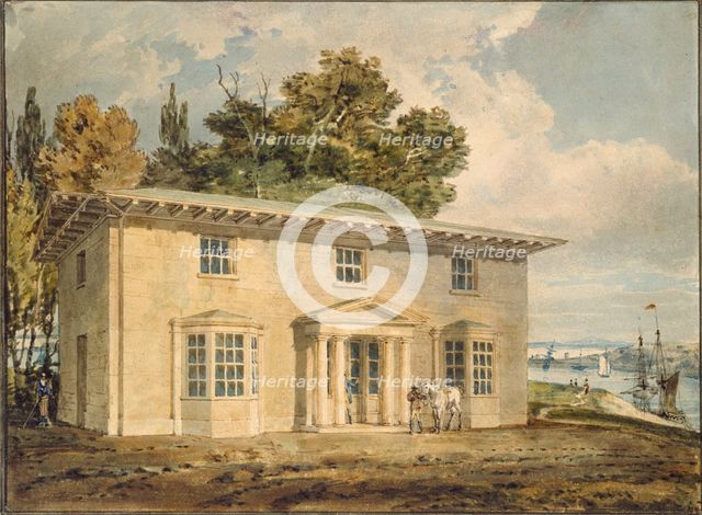 The Penrhyn Arms at Port Penrhyn, c1797-1798. Artist: JMW Turner.