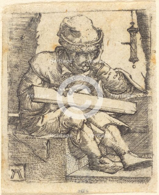 The Pensive Carpenter, c. 1520/1530. Creator: Albrecht Altdorfer.