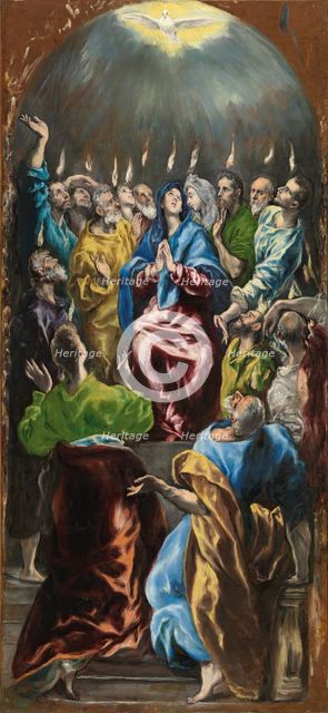 The Pentecost, c1600. Creator: El Greco.