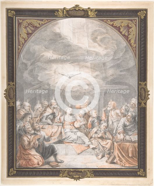 The Pentecost, early to mid-17th century. Creator: Salomon de Bray.