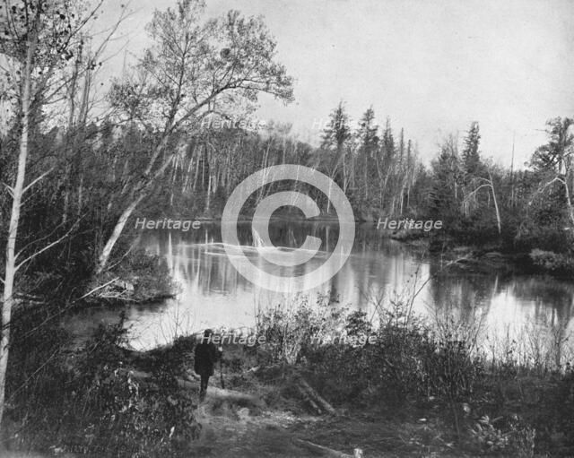 The Peshtigo River, Wisconsin, USA, c1900.  Creator: Unknown.