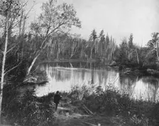 The Peshtigo River, Wisconsin, USA, c1900. Creator: Unknown