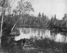 The Peshtigo River, Wisconsin, USA, c1900. Creator: Unknown
