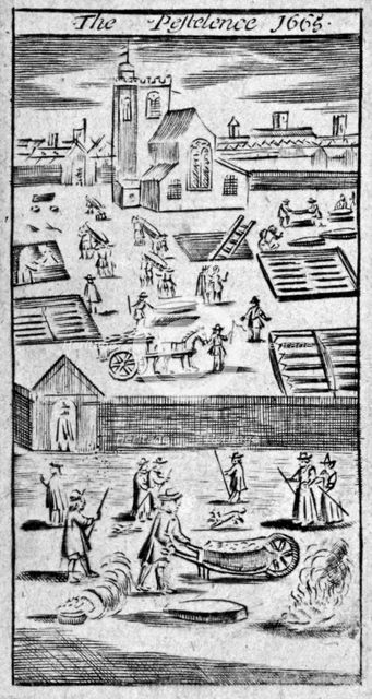 'The Pestelence 1665', 1665. Artist: Anon