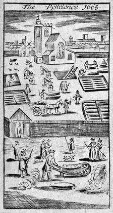The Pestelence 1665 1665. Artist: Anon