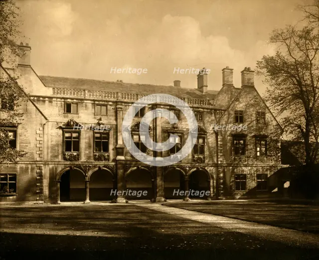 The Pepys Library, Magdalene College, Cambridge, late 19th-early 20th century. Creators: Unknown, John Palmer Clarke.
