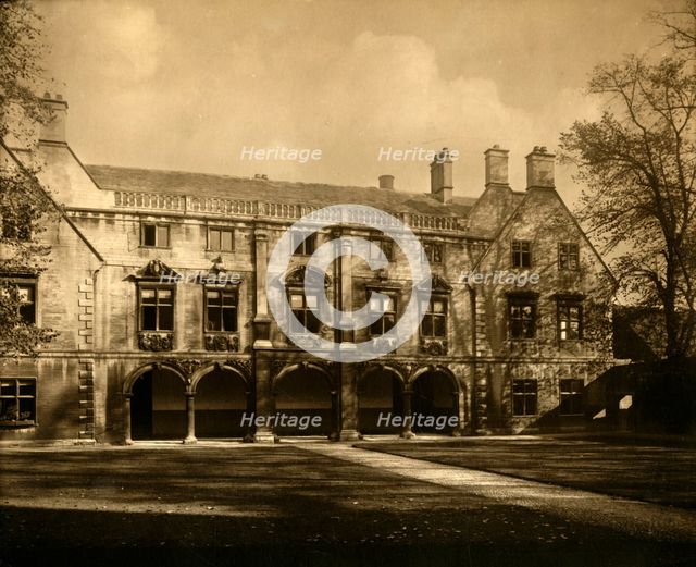 The Pepys Library, Magdalene College, Cambridge, late 19th-early 20th century. Creators: Unknown, John Palmer Clarke.