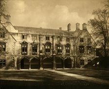 The Pepys Library, Magdalene College, Cambridge, late 19th-early 20th century. Creators: Unknown, John Palmer Clarke