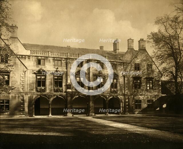 The Pepys Library, Magdalene College, Cambridge, late 19th-early 20th century. Creators: Unknown, John Palmer Clarke.