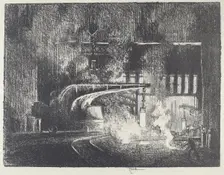 The Perambulator, 1916. Creator: Joseph Pennell