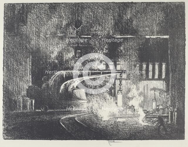 The Perambulator, 1916. Creator: Joseph Pennell.