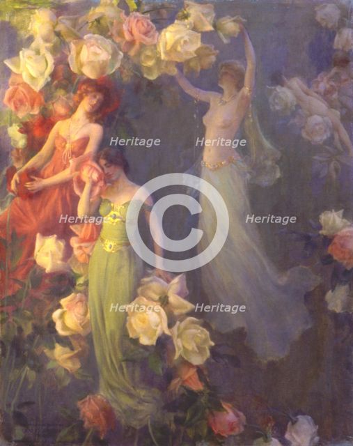 The Perfume of Roses, 1902. Creator: Charles C. Curran.