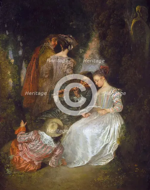 The Perfect Accord, 1719. Creator: Jean-Antoine Watteau.