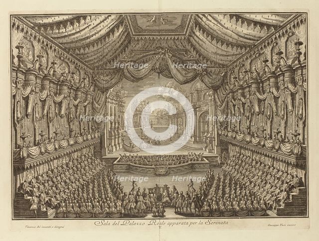 The Performance of La Serenata in the Royal Palace of Naples, 1749.