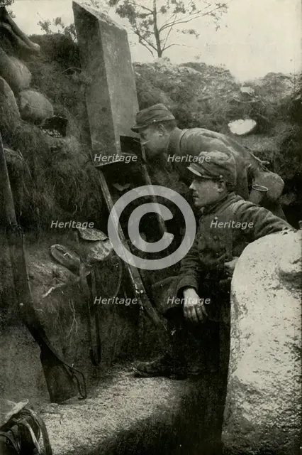 'The Periscope in the Trenches', (1919).  Creator: Unknown.