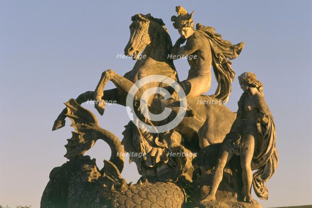 The Perseus and Andromeda Fountain, Witley Court, Great Witley, Worcestershire, 1996. Artist: J Richards